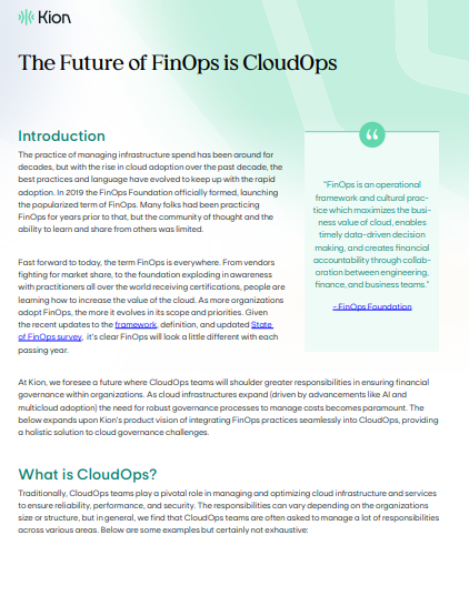 Download The Future of FinOps is CloudOps – Technology Whitepaper PDF